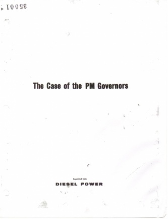 The Case of the PM Governors